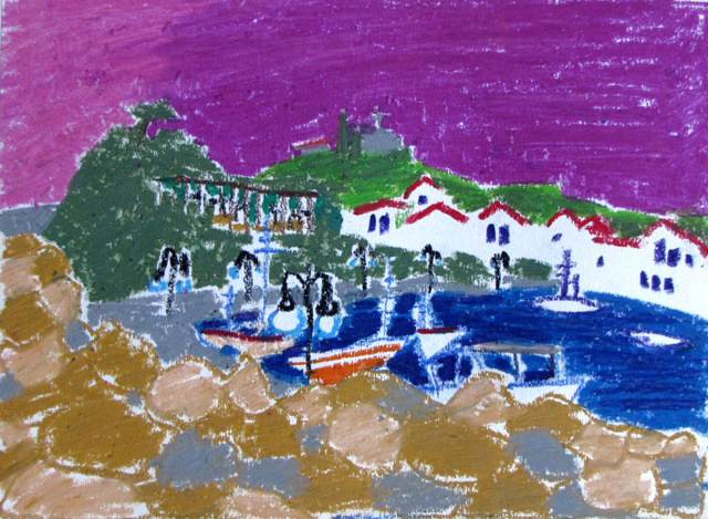 Kai, Peloponnesos, 2005, pastell A4